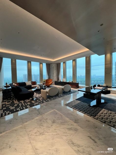 China Apartment, Millionaire House, Chinese Luxury, Japan House Design, Joey Badass, Penthouse Interior, Luxury Villa Design, Apartment In Dubai, Cool Room Designs