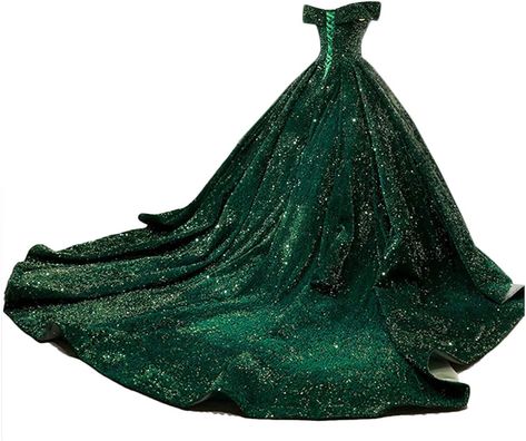 Green Prom Dress Plus Size, Emerald Green Dress Prom, Emerald Green Prom, Shiny Wedding Dress, Princess Ball Gowns Wedding Dress, Emerald Green Prom Dress, Long Sleeve Bridal Gown, Green Prom, Prom Dress Plus Size