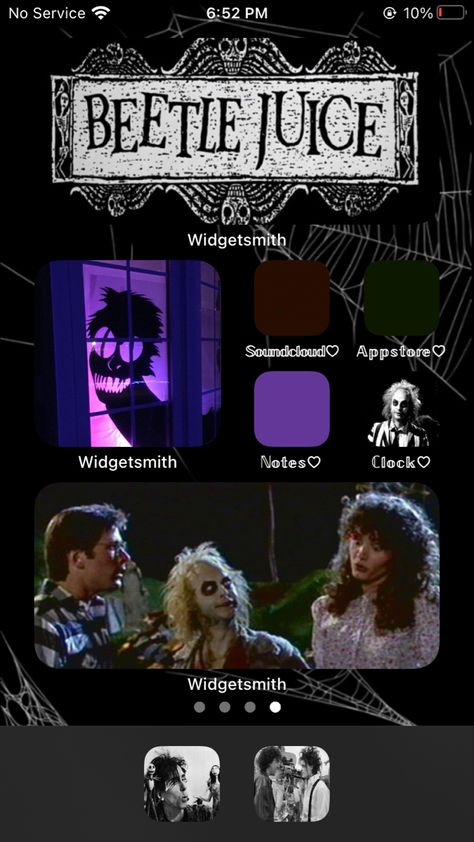 Beetlejuice Iphone Theme, Beetlejuice Phone Theme, Tim Burton Iphone Layout, Tim Burton App Icons, Tim Burton Phone Theme, Tim Burton Homescreen, Tim Burton Lockscreen, Halloween Ios, Neon Photoshoot