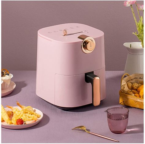 Best Pink Air Fryers – A Must-Read List For Pink Lovers Pink Toaster, Pink Kitchen Appliances, Pizza Machine, Air Fryer Review, Electric Fryer, Air Fryers, Pink Kitchen, Cute Kitchen, Pink Girly Things