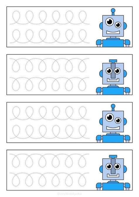 Robot Worksheets, Lego Classroom Theme, Robot Craft, Dot Marker Activities, Robot Theme, The Wild Robot, Tracing Practice, Abc Art, Social Emotional Activities