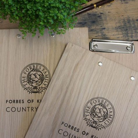 Wooden engraved clipboards (sold as multipacks) fixed clip, branded clipboards, personalised clipboard, exhibition clipboard, logo clipboard #MenuClipboard #RusticClipboard #WoodenClipboard #PrintedClipboard #FixedClipClipboard #DistressedClipboard #EngravedLogo #RusticWood #EngravedClipboard #PersonalisedLogo Wine Cork Wedding Favors, Menu Clipboard, Wine Cork Wedding, Wooden Clipboard, Clip Boards, Cork Wedding, Personalized Clipboards, Wedding Tokens, Rustic Wooden Sign