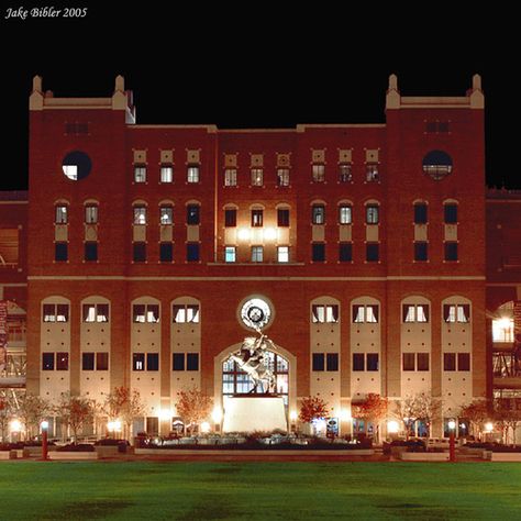 Doak S Campbell Stadium Tallahassee Florida, College Campus, Florida Usa, Florida State, Favorite Things, Garnet, Florida, Fan, House Styles