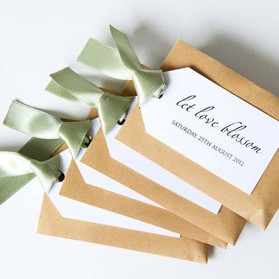 Seed Packets from Not on the Hight Street Flower Seeds Wedding Favor, Wedding Seed Packet Favors, Simple Wedding Favors, Seed Packets Favors, Tea Wedding Favors, Seed Favors, Creative Wedding Favors, Seed Wedding Favors, Best Wedding Favors