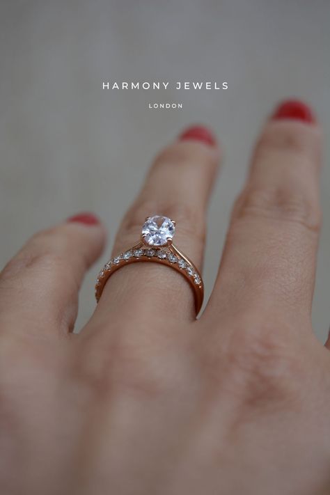 Every engagement ring is unique, so most of the time there is no strict perfect match. The optimal approach to finding a wedding band is to try on different options in person. While many people tend to choose the first band they see online, you never truly know if it's the right fit for you until it's on your hand. 💍 That's why we invite you to come visit our showroom in Hatton Garden, London, where our friendly experts will assist you in completing the perfect bridal set! Bespoke Engagement Ring, Bridal Set, Bridal Sets, Try On, Perfect Match, Wedding Band, Bridal Jewelry, Diamond Engagement, A Wedding