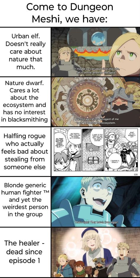 Dnd Party, Dungeon Anime, Dnd Stories, Dungeons And Dragons Memes, Delicious In Dungeon, Dnd Funny, Dungeon Meshi, Jokes Funny, Meme Funny