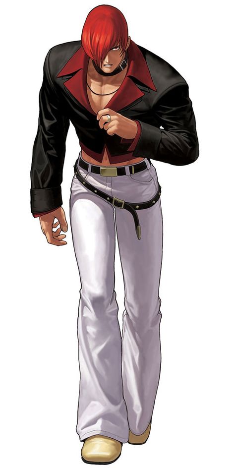 Iori Yagami from The King of Fighters XII Snk King Of Fighters, The King Of Fighters, Capcom Art, Street Fighter Art, Hero World, Childhood Games, King Of Fighters, Game Character Design, Video Game Characters