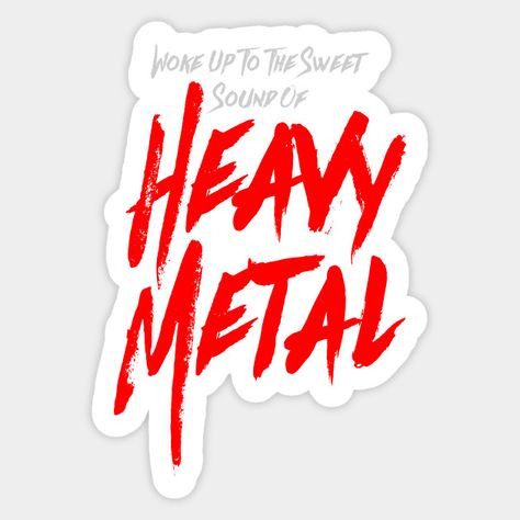 Metalhead Stickers, Grunge Lettering, Punk Logo, Music Cookies, Phone Customization, Text Typography, Singer Song, Heavy Rock, Heavy Metal Rock