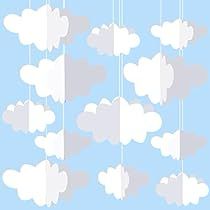 Hang From Ceiling Decor, Hanging Cloud, Cloud Decor, Cloud Template, Decor With Ropes, Cloud Party, Cloud Ceiling, 3d Clouds, Hanging Clouds