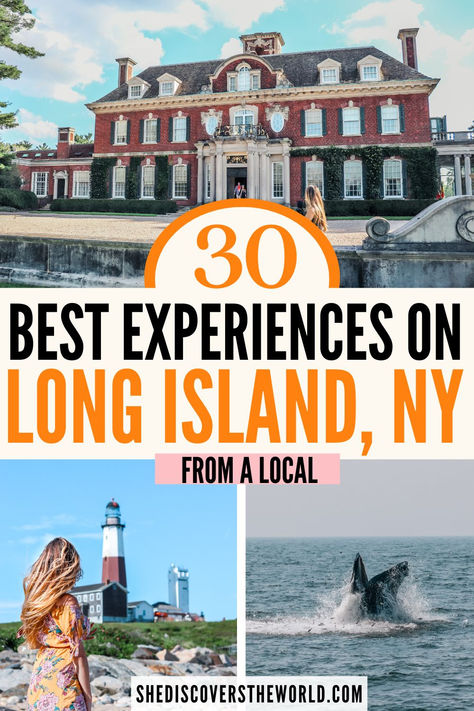 Ever consider visiting Long Island, New York? If Long Island is not on your radar yet, here are 10 awesome things to do in Long Island, New York including hidden gems from a local! #NewYork #LongIsland | New York Travel | Long Island NY | Long Island things to do in | New York things to do in | New York Sunflower fields | NY Vineyards | Long Island Castles | Long Island Beaches | NY outdoor activities | local gems | Montauk Long Island | Long Island North Fork | Long Island Mansions | LI, NY Things To Do On Long Island Ny, Things To Do In Long Island New York, Ny Travel Guide, North Fork Long Island, Montauk Long Island, Long Beach New York, Long Island Mansion, York Things To Do, Long Beach Ny