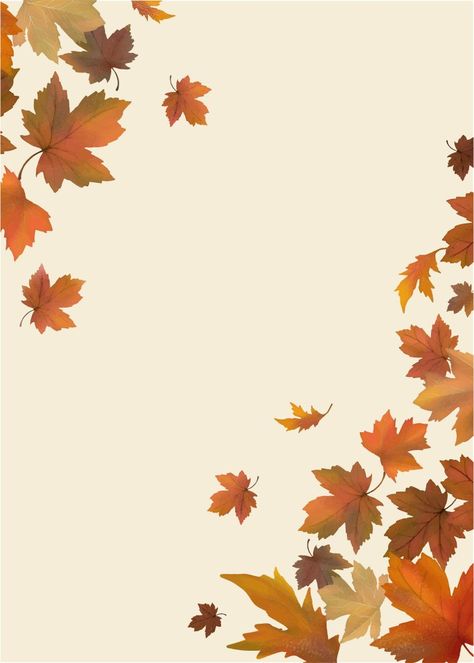 Maple Leaf Images, Maple Leaf Art, Fall Birthday Invitations, Fall Borders, Ash Leaf, Autumn Leaves Background, Red Maple Leaf, Fall Frames, Iphone Wallpaper Fall