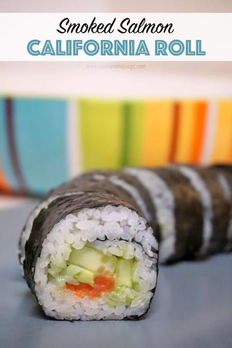 California Roll Sushi Recipe, California Roll Recipe, California Roll Recipes, Hot Day Dinners, Smoked Salmon Sushi, Zojirushi Rice Cooker, Salmon Sushi Rolls, California Roll Sushi, Sushi Recipes Homemade