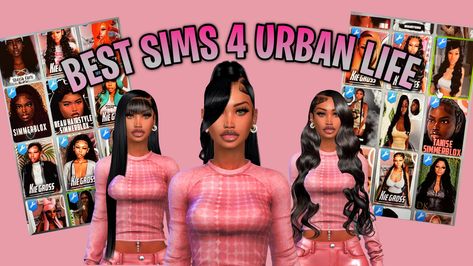 Sims 4 Inappropriate Clothes, Sims 4 Cc Hair Line, Urban Sims 4 House, Sims Cc Folder Download, Sims 4 Hood Mods, Sims 4 Cc Folder Clothes, Sims 4 Free Mods, Sims 4 Black Hair, Sims 4 Cas Mods