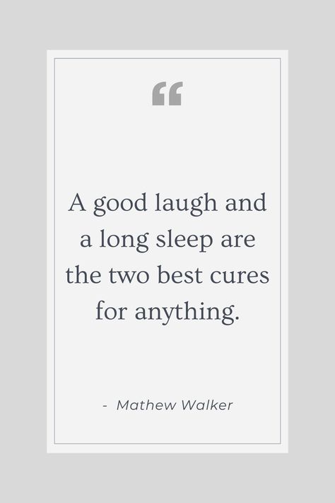 This quote by Matthew Walker highlights the importance of sleep for both physical and mental well-being. Prioritize a good night's sleep to wake up feeling refreshed and ready to bloom!  Feeling tired and sluggish?   Prioritize a good night's sleep for a brighter, more energized tomorrow. Follow for self-care tips! Manifest 2024, Importance Of Sleep, Sleep Quotes, Need Sleep, Sleep Health, Important Quotes, Sleep Help, Healthy Sleep, Health Quotes