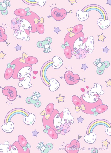 My Melody Background, My Melody Pattern, Hello Kitty Collage, Kawaii Collage, Sanrio Pattern, Hello Kitty Pattern, Hello Kitty Imagenes, Walpaper Hello Kitty, My Melody Wallpaper