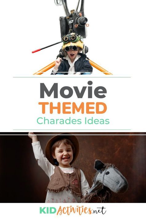 Charades List, Movie Charades, Charade Movie, Charades Ideas, Kid Games Indoor, Movies Ideas, Charades For Kids, Family Games Indoor, Family Games Outdoor