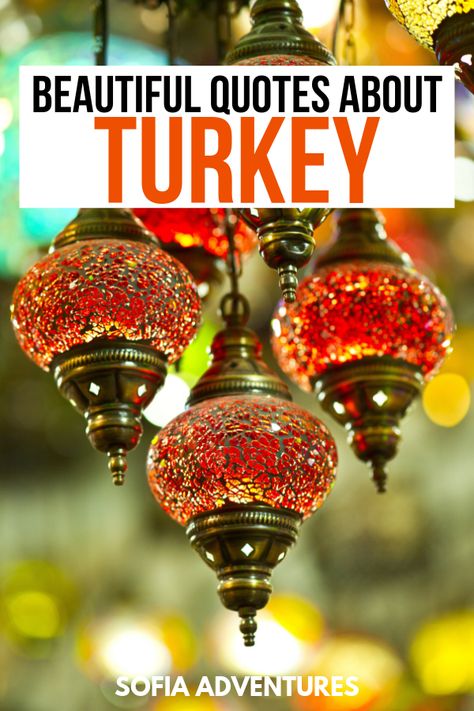 25 Gorgeous Quotes about Turkey & Turkey Instagram Captions - Sofia Adventures Turkey Quotes, Gorgeous Quotes, Cruise Quotes, Travel Captions, Balkans Travel, Caption For Yourself, Turkey Travel, Travel Quotes Inspirational, Travel Instagram