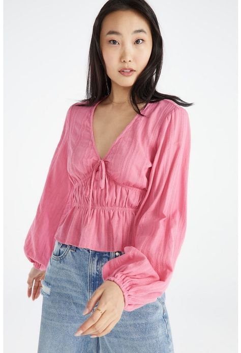 Pink blouse work