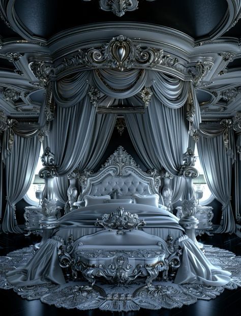 Royal Luxury Bedroom Design, Control Aesthetic, Victorian Style Bedroom, Iphone Wallpaper Modern, Royal Bedroom Design, Home Spa Room, Royal Room, Royal Bedroom, Glam House