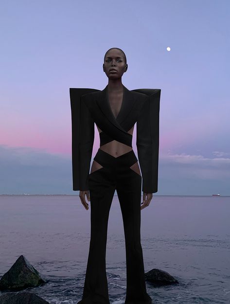 Rose Villain, Para Sf, High Fashion Photoshoot, Runway Fashion Couture, Grace Jones, Futuristic Fashion, Photoshoot Concept, Fashion Project, Zaha Hadid