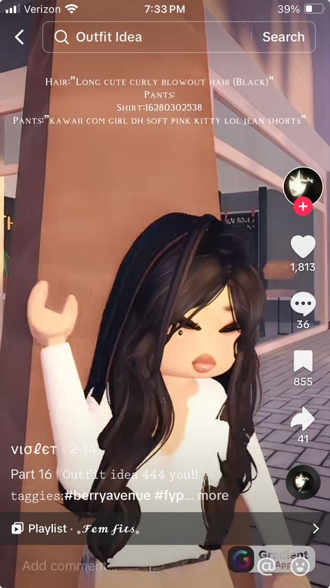 Berry Ave Black Hair Codes, Black Hair Codes, Bloxburg Outfits, Blocksburg Outfit Codes￼, Clothing Codes, Hair Codes, Girls With Black Hair, Hair Things, Girl Code