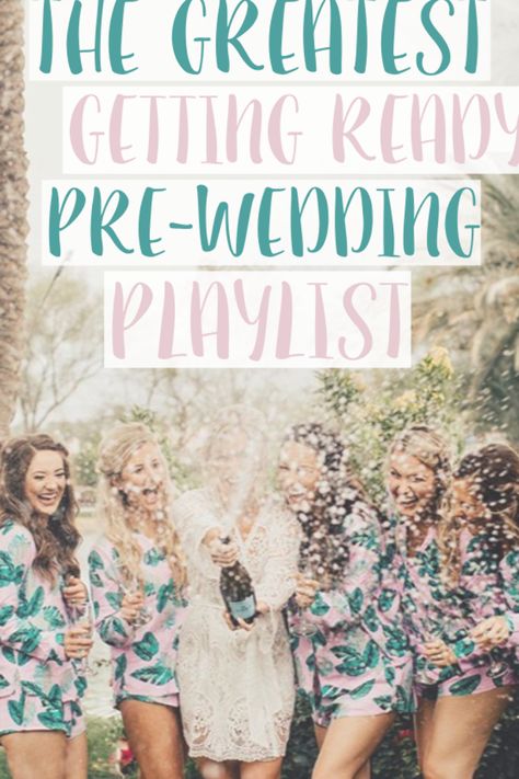 Getting Ready Playlist, Wedding Day Playlist, Happy Playlist, Romantic Wedding Vows, Wedding Vows For Her, Vows For Her, Wedding Day Getting Ready, Wedding Playlist, Wedding Exits