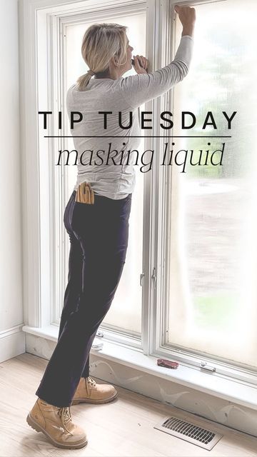 Jennifer Gizzi | Design & DIY on Instagram: "There’s a few ways to prep windows for painting. I’ve been using masking liquid for years and think it’s the easiest (and fastest) way! Peeling it off is also very satisfying! #diytips #maskingliquid" Mask And Peel For Painting, Liquid Masking For Painting, Masking Liquid, Painting Mirror, Stripping Paint, Furniture Flipping, Paint Techniques, Annie Sloan Paints, Diy Window