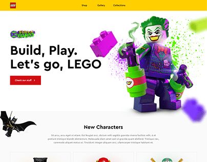 Lego News, Ux Web Design, Design Ui, Product Design, Landing Page, Letting Go, Website Design, Lego, Web Design