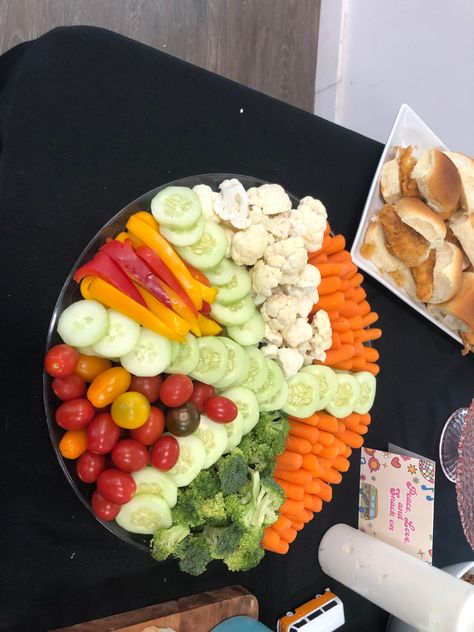 Groovy party food- C’s Dreamy Events Groovy Snack Table, Two Groovy Food Table, Groovy Theme Food, Groovy Fruit Tray, Groovy Veggie Tray, Food C, Veggie Tray, Party Food, Tray