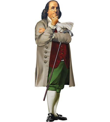 Benjamin Franklin Quotable Notable from The Unemployed Philosophers Guild Benjamin Franklin Costume, Happy Birthday And Happy Anniversary, Funny Sayings And Quotes, Sleepy Hollow Tv Series, Fake History, Ivory Tower, American Exceptionalism, Sayings And Quotes, Diy Costumes Kids