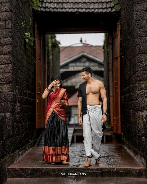 @vidhukannans_photography #keralaweddingstyle #prewedding #templephotography #keralaweddingphotography Kerala Wedding Photography, Kerala Wedding, Temple Photography, Kerala, Pre Wedding, Wedding Styles, Photography, Quick Saves