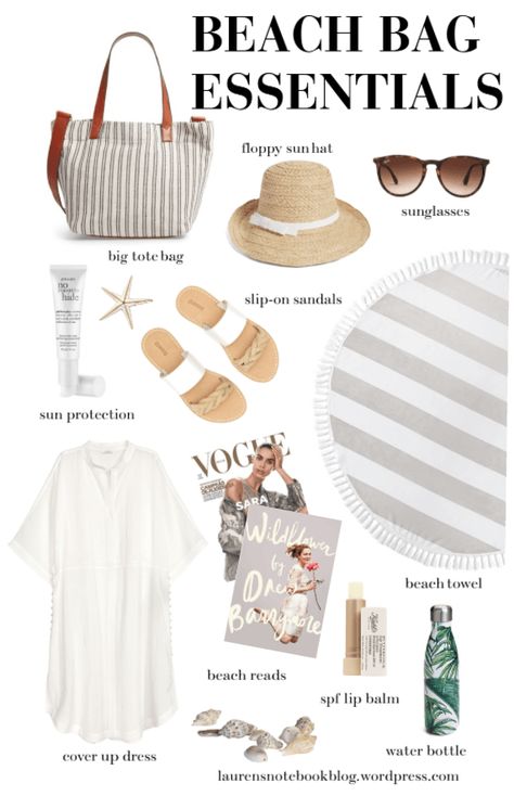 Beach Vacation Packing, Beach Bag Essentials, Travel Bag Essentials, Beach Necessities, Beach Packing, Beach Vacation Outfits, Beach Vacay, Essentials List, Bag Essentials