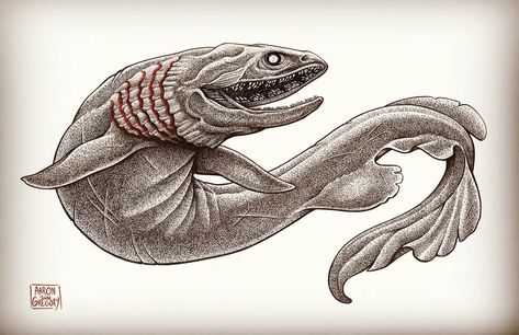 Deep Sea Sharks, Frilled Shark, Legendary Monsters, Sea Creatures Art, Shark Pictures, Shark Drawing, Vampire Masquerade, Shark Art, Deep Sea Creatures