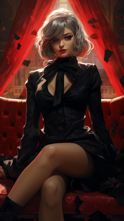 Female Mafia Boss Anime, Strong Outfit, Boss Lady Style, Stylish Office Wear, Business Dress Women, Woman In Suit, Corporate Women, Corporate Art, Office Chic