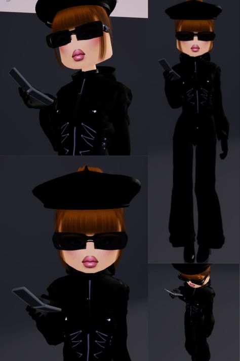 Theme: Spy Spy Dti Outfit, Spy Dress, Spy Outfit, Decal Codes, Dti Fits, Bloxburg Decal Codes, Secret Agent, Dress To Impress, Outfit Ideas