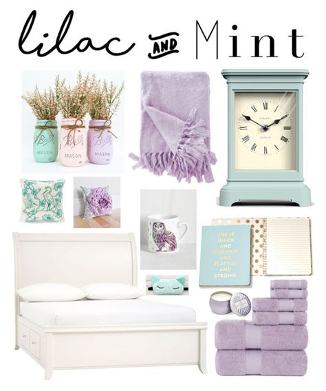 "" by meleuterio ❤ liked on Polyvore featuring interior, interiors, interior design, home, home decor, interior decorating, Newgate, PBteen, Kate Spade and Surya Lilac Room, Mint Bedroom, Lavender Bedroom, Room Organization Bedroom, Pink Bedroom For Girls, Sage Green Bedroom, Girls Dorm Room, Purple Rooms, Kids Room Inspiration