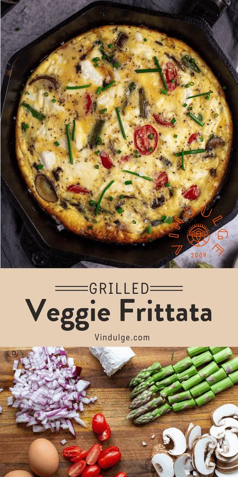 Asparagus Frittata Recipes, Vegetable Frittata Recipes, Asparagus Frittata, Veggie Frittata, Vegetable Frittata, Homemade Comfort Food, Asparagus And Mushrooms, Best Chili Recipe, Smoked Food