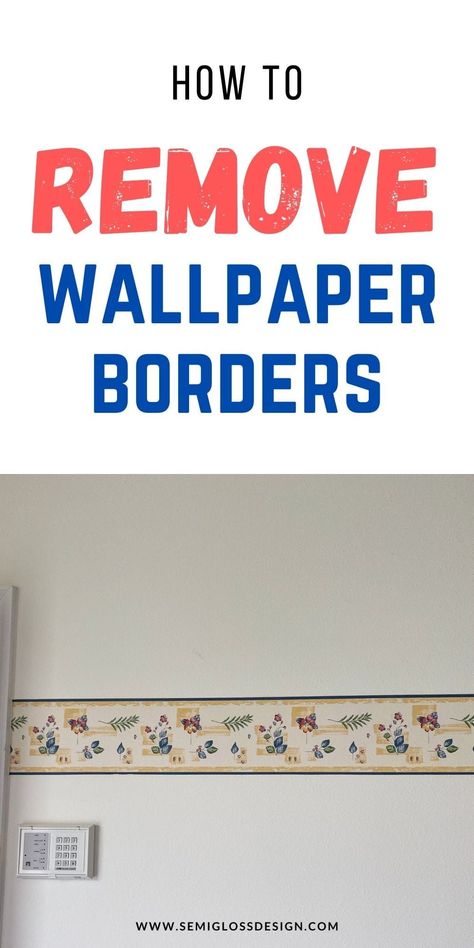 Get easy tips for taking down wallpaper borders. This easy technique uses minimal tools and no chemicals! Removing wallpaper borders is a simple way to update the rooms in your home without spending a lot of money. Above Ground Pool Maintenance, Taking Off Wallpaper, Removing Wallpaper, Painting Over Wallpaper, 15 Wallpaper, Remove Wall, Wall Borders, Wallpaper Borders, Wallpaper Accent Wall