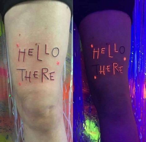 Neon Tattoos, Black Light Tattoo, Neon Tattoo, 12 Tattoos, 16 Tattoo, Uv Tattoo, Light Tattoo, Doodle Tattoo, Cute Little Tattoos