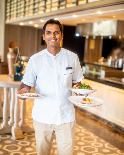 A #StRegisStar, indeed. The Private Dining Manager, Tatoba leads the private dining and restaurant teams to ensure that every guest has an unforgettable experience. #StRegisMaldives #LiveExquisite #emilerassam #uniform #uniforms #waiter #manager Restaurant Manager Uniform, Hotel Shoot, Waitress Outfit, Orlando Restaurants, Waiter Uniform, Maldives Hotel, Restaurant Uniforms, Hotel Uniform, Staff Uniforms