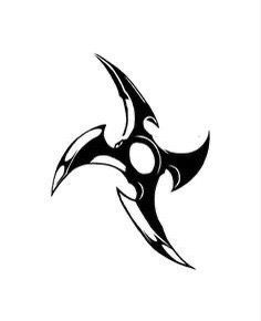 Shuriken Tattoo, Ninja Tattoo, Traditional Tattoo Designs, Tattoo Style Drawings, Badass Tattoos, Dark Tattoo, Black Ink Tattoos, American Traditional Tattoo, Art Tattoos