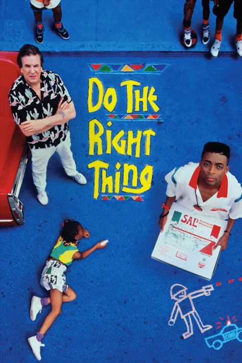 Do the Right Thing  #moviesDrama On the hottest day of the year on a street in the Bedford-Stuyvesant section of Brooklyn everyone's hate and bigotry smolders and builds until it explodes into violence. Do The Right Thing Poster, Black Neighborhood, Danny Aiello, Lee Wallpaper, Tam Film, Italian Actors, John Turturro, Do The Right Thing, Spike Lee