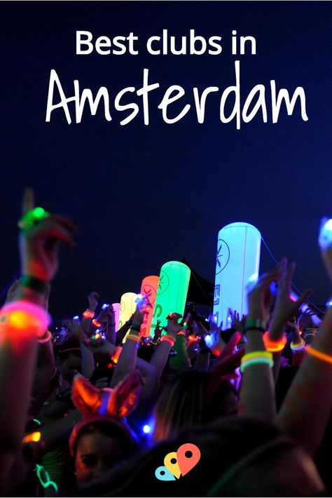 A District-By-District Guide of Amsterdam's Clubbing Hotspots: Amsterdam West l  itinari Clubs In Amsterdam, Amsterdam Club Outfits, Amsterdam Clubs, Vegan Amsterdam, Amsterdam Club, Amsterdam Party, Nightclub Names, Amsterdam Outfit, Amsterdam Restaurant