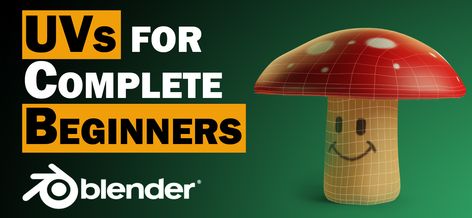 UVs for Beginners - Blender 4.0 Quick Start Guide, Blender Tutorial, Blender 3d, Graphic Design Tutorials, Free Tutorial, Design Tutorials, Texture Painting, Texture