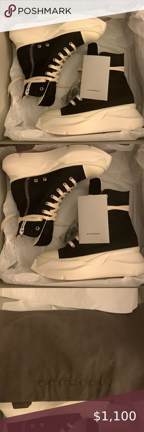 Brand New Rick Owens Drkshdw Abstract Sneakers! Rick Owen Abstract, Rick Owens Drkshdw Abstract, Abstract Rick Owens, Drkshdw Rick Owens, Rick Owens Drkshdw Outfit, Drkshdw Outfit, Rick Owens Dark Shadow, Rick Owens Outfit, Rick Owens Shoes