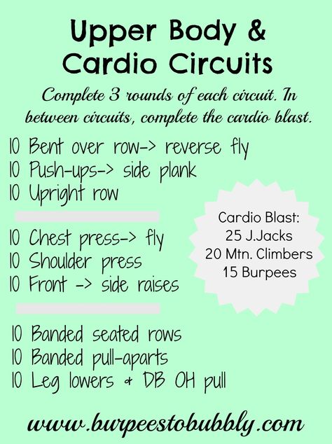 Arm And Cardio Circuit, Strength And Cardio Circuit, Upper Body Bootcamp Workout, Amrap Upper Body Workout, Tabata Upper Body Workout, Arms And Cardio Workout, Cardio And Upper Body Workout, Upper Body Circuit Workout At Home, Cardio Upper Body Workout