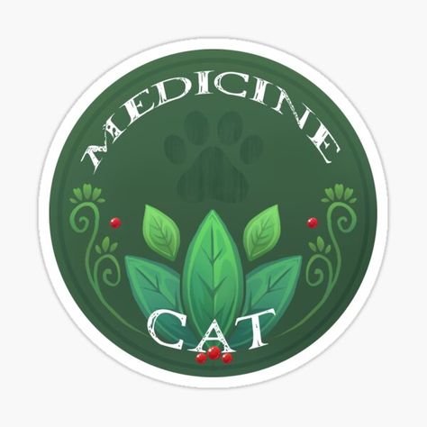 Warrior Cats Logo, Cat Warrior, Cats Stickers, Cat Medicine, Cat Template, Warrior Cats Books, Fandom Drawing, Warrior Cat Drawings, Cat Oc