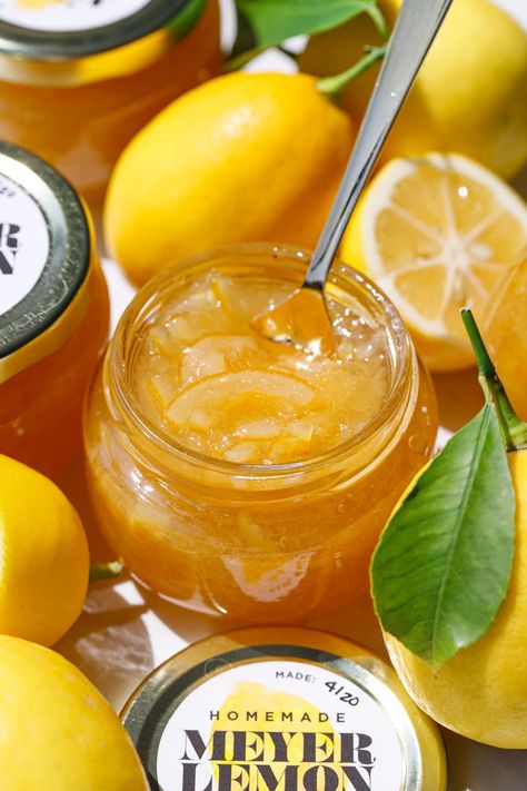 You'll love this traditional Meyer Lemon Marmalade recipe, no added pectin! Lemon Marmalade Recipe Canning, Lemon Marmelade, Lemon Marmalade Recipe, Lemon Confit, Lemon Water Health Benefits, Lemon Jam, Marmalade Jam, Lemon Marmalade, Treat Burns