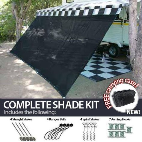 PRICES MAY VARY. Shade the majority of the area underneath your awning - the smart & simple way! And, create a cool, comfortable and private patio - with the smallest investment of time, effort and money! Our Awning Shades are so popular because they provide a simple, cost effective way to expand your private RV living area. With an Awning Shade in place, your existing patio awning suddenly becomes the foundation for a whole new room. This immediately and dramatically increases your private livi Rv Canopy, Trailer Awning, Rv Awning, Sun Shade Canopy, Awning Shade, Backyard Canopy, Wedding Canopy, Garden Canopy, Canopy Shelter