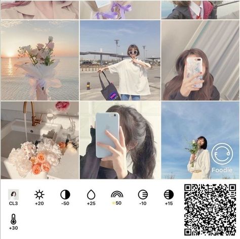 Foodie Filter Code Clean, Soft Filter Instagram, Vsco Soft Filter, Korean Filter Instagram, Foodie Filter Code Soft, Foodie Filter Code Dark, Korean Filter, Qr Foodie, Foodie Filter Code